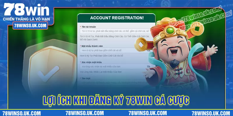 Tiện ích hấp dẫn khi đăng ký 78Win